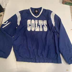 Indianapolis Colts Pullover Sweatshirt Mens LargeBlue Football NFL Apparel